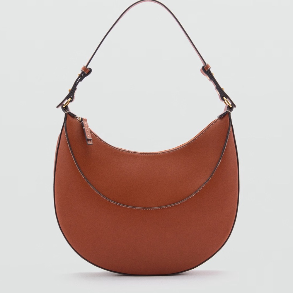 MANGO Short Handle Shoulder Bag